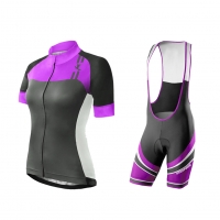 Uglyfrog Women Cycling Jersey Set (Short Sleeve + Padded Shorts)